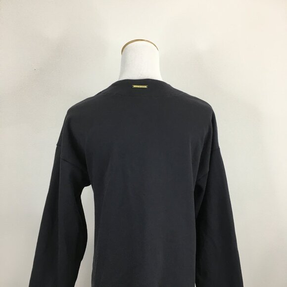 GYMSHARK Whitney Simmons Black Long Sleeve Open Front Cardigan Jacket - Picture 9 of 11